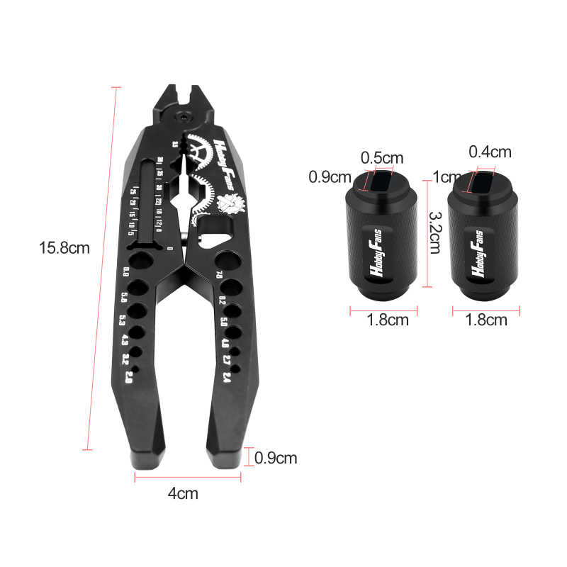 HOBBYFANS daudzfunkcionālas knaibles, vilkšanas stieņa instruments, atslēga ar lodīšu galvu