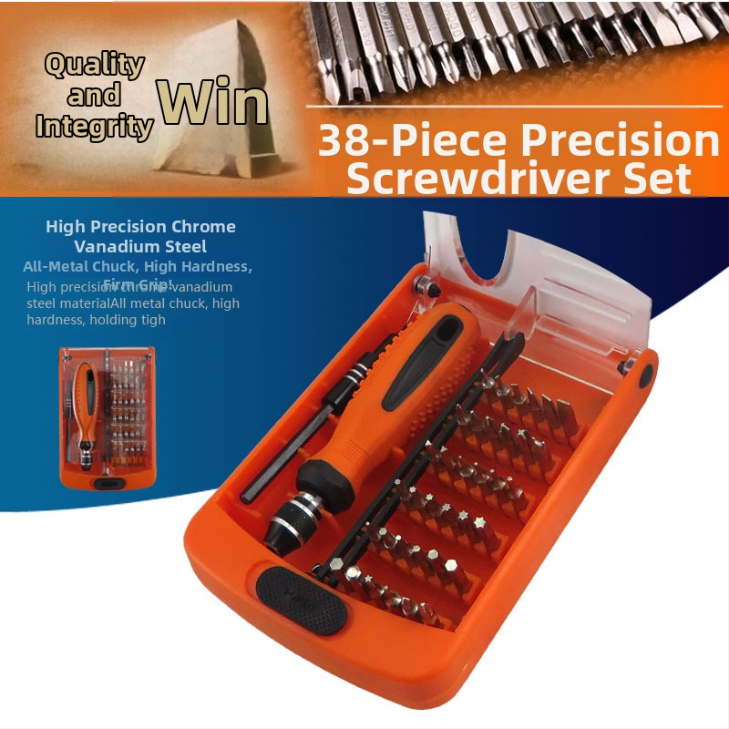 Daugiafunkcinis atsuktuvų rinkinys, 38 dalių, elektronikos remontui, suderinamas su Apple iPhone ir skaitmeniniais laikrodžiais