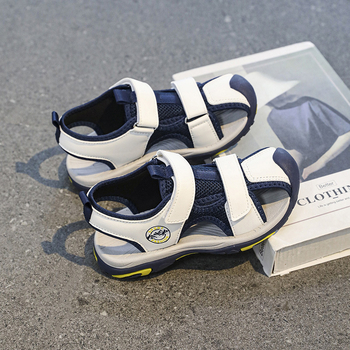 Παιδικά παπούτσια θαλάσσης με κλειστό δάχτυλο, Velcro κούμπωμα, επάνω μέρος από τρεις στρώσεις διχτυού, EVA σόλα, αντιολισθητικά