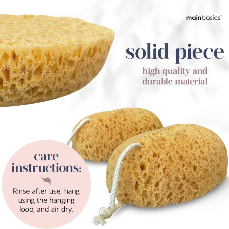 Méhessejt mintázatú fürdőszivacs, exfoliáló, 2 darabos készlet kötélen, poliuretán szivacs