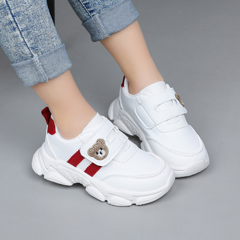 Παιδικά παπούτσια για τρέξιμο με σχέδιο κεφαλής αρκούδας – διαπνοή, ελαφριά, αντιολισθητικά, ανθεκτικά στη φθορά; κλείσιμο Velcro; καουτσούκ σόλα