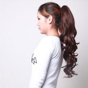 Parūka ar asti, korejiešu stilā, augstas temperatūras izturīgas šķiedras, var krāsot, modelis 0773