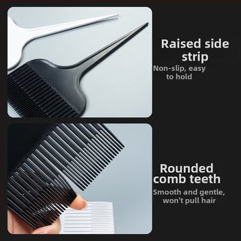 Χτένα για highlights μαλλιών για επαγγελματικό κομμωτήριο, εργαλείο βαφής και επισήμανσης, κατασκευασμένο στην Κίνα