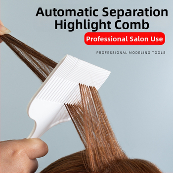 Χτένα για highlights μαλλιών για επαγγελματικό κομμωτήριο, εργαλείο βαφής και επισήμανσης, κατασκευασμένο στην Κίνα