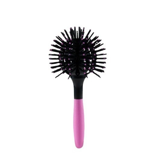 3D sfēriska matu veidošanas ķemme taisnošanai un viļņošanai – ABS materiāls, sfērisks dizains, vispārēja lietošana