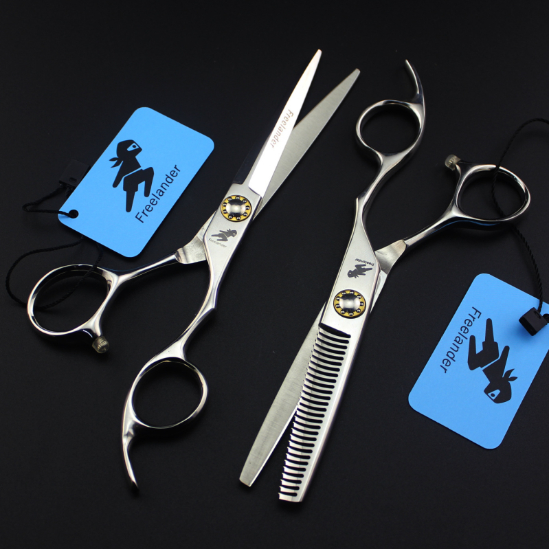 Yang ZCL-60 професионални ножици за фризьорство, плоско острие, за чело и разреждане