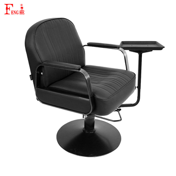 Ανεβοκατέβαστος δίσκος για καρέκλα κομμωτηρίου και ράφι αποθήκευσης — χάλυβας άνθρακα, φορητός, τοίχος με αναρρόφηση, μοντέρνος μινιμαλιστικός σχεδιασμός