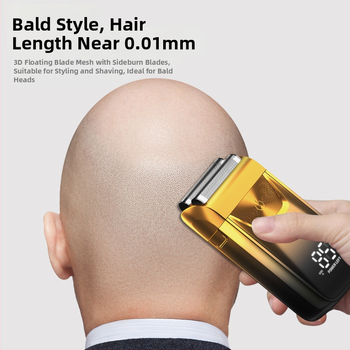 Elektrinė skustuvas ir plaukų kirpimo mašina, USB maitinimas, įmontuota baterija 500–800 mAh, nerūdijančio plieno peiliukai, nuimama ir plaunama galvutė