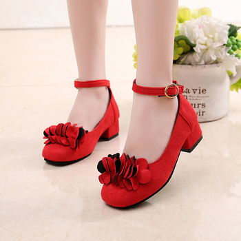 Mary Jane cipő, Hepburn-stílus, vastag sarok, kerek orr, Velcro-zárás