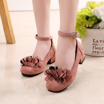 Mary Jane cipő, Hepburn-stílus, vastag sarok, kerek orr, Velcro-zárás