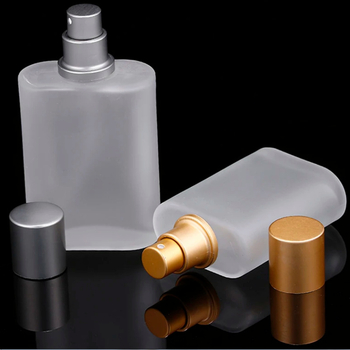 Staklena bočica za parfem s raspršivačem, matno prozirna površina, izduvno staklo, Ningjia