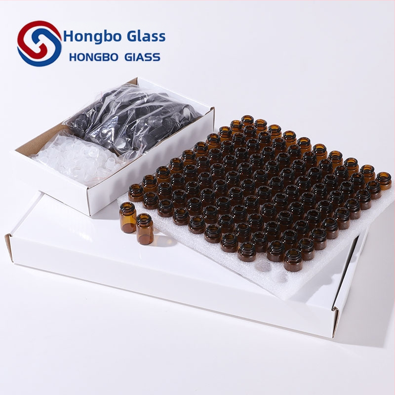 Стъклена бутилка за етерични масла, комплект в подаръчна кутия, формована бутилка, пластмасова капачка, персонализиране