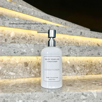 Dozorna boca za šampon i gel za tuširanje, boca od blow-mould plastike, s pritisknim poklopcem, Shengjie packaging