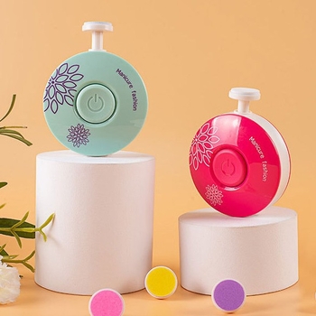 Set electric de șlefuit unghii pentru manichiură și pedichiură – unealtă de șlefuire a suprafeței unghiei, plastic, pentru copii și adulți, origine Zhejiang
