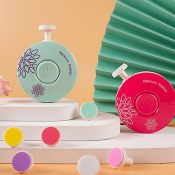 Ηλεκτρικό σετ λιμάρισμα νυχιών για μανικιούρ και πεντικιούρ – εργαλείο λείανσης επιφάνειας νυχιών, πλαστικό, για παιδιά και ενήλικες, προέλευση Zhejiang