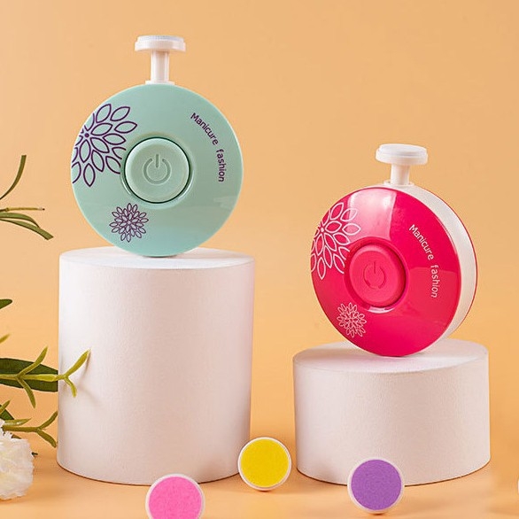 Set electric de șlefuit unghii pentru manichiură și pedichiură – unealtă de șlefuire a suprafeței unghiei, plastic, pentru copii și adulți, origine Zhejiang