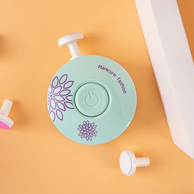 Set electric de șlefuit unghii pentru manichiură și pedichiură – unealtă de șlefuire a suprafeței unghiei, plastic, pentru copii și adulți, origine Zhejiang