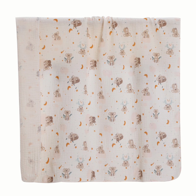 Kūdikių vonios rankšluostis – 100% medvilnė, 120–140 g, pritaikomas apdorojimas, kūdikiams