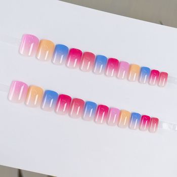 Φύλλα τέχνης νυχιών – αποσπώμενα φύλλα νυχιών από τη Man Yicai, στυλ: γλυκό, INS-style, Pure Desire, φορετά, έμπνευση μπαλέτου