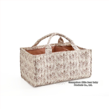 Τσάντα για πάνες με φλοράλ μοτίβο – εξαιρετικά ελαφριά θήκη αποθήκευσης οικιακής χρήσης, πολυεστέρας με επένδυση πολυεστέρα