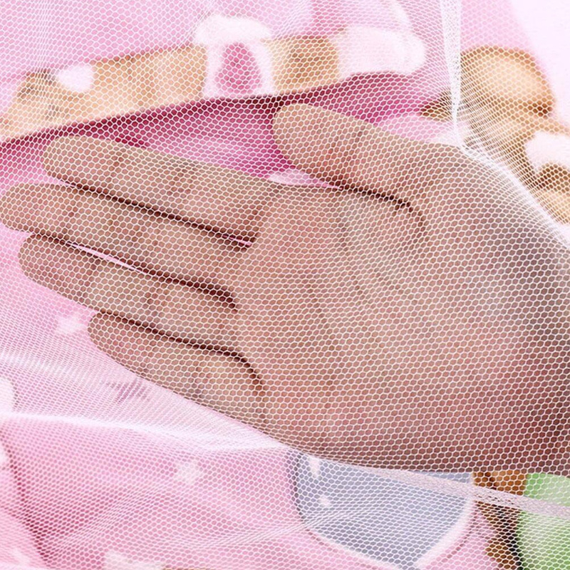 Saliekamā bērnu mušas tīkla, pārnēsājams gultas pārsegs, ar vienu atveri, plastmasas konstrukcija, aizsardzība pret kukaiņiem, piemērots 0–1 gadu vecumam