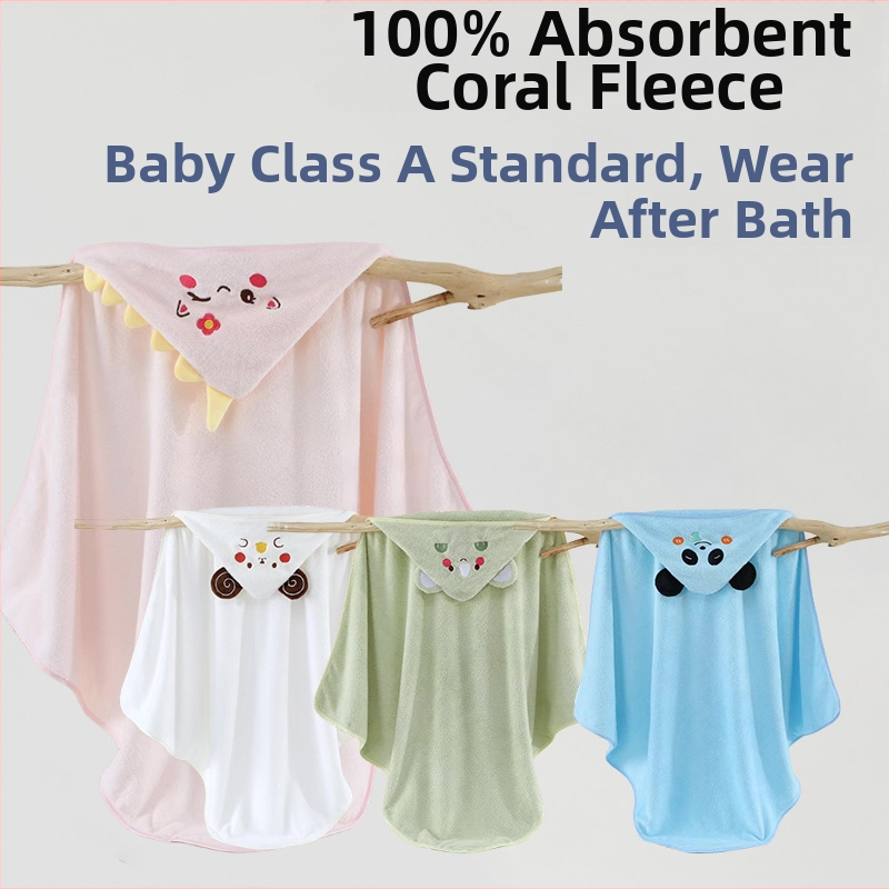 Kūdikių antklodė su gobtuvu iš koralų veliūro – minkšta, sugerianti, žiemai skirta vaikams (medžiaga: koralų veliūras; pagrindinis audinys: 90% poliesteris; svoris: 360 g; sezonas: žiema; tinkama vaikams)