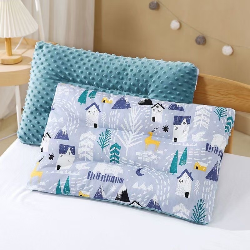 Kūdikio pagalvė iš 100% medvilnės twill audinio, minkšta