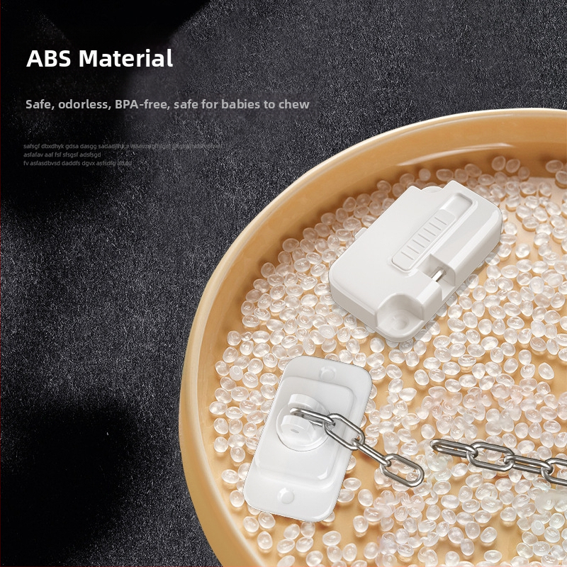 Многофункционален защитен заключващ механизъм за прозорци и врати с веригово заключване, стопер за плъзгащи се врати, монтаж без пробиване, детска безопасност