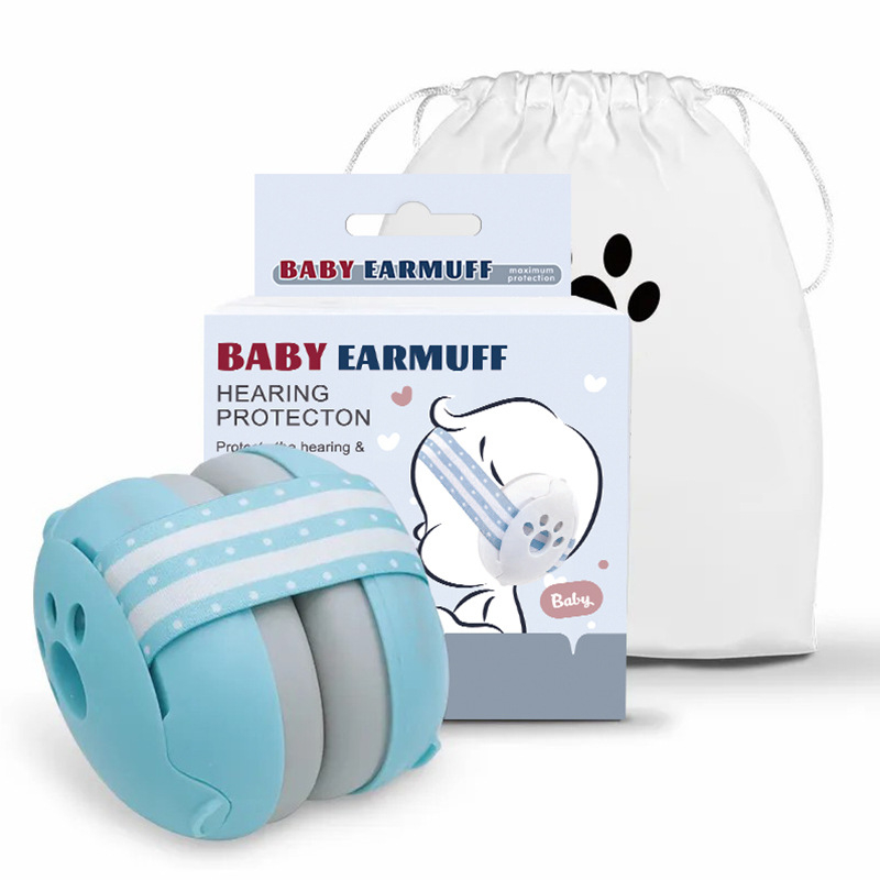 Vaikų triukšmo slopinimo ausų apsauga su galiniu tvirtinimu, ABS korpusas, NRR 25 dB, SNR 27 dB