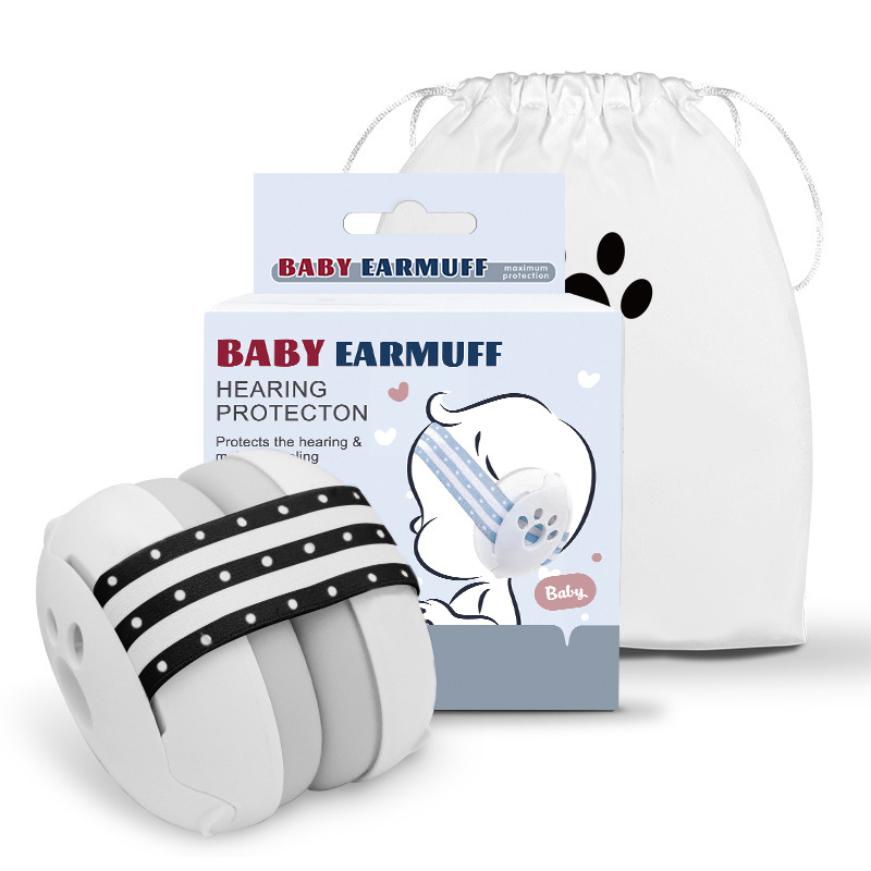 Vaikų triukšmo slopinimo ausų apsauga su galiniu tvirtinimu, ABS korpusas, NRR 25 dB, SNR 27 dB