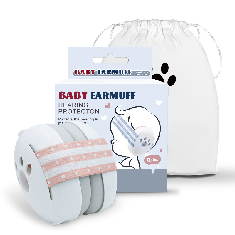 Vaikų triukšmo slopinimo ausų apsauga su galiniu tvirtinimu, ABS korpusas, NRR 25 dB, SNR 27 dB