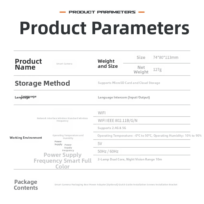 Външна безжична куршум камера, 4MP, двойна честота (2.4/5 GHz), 3.6 мм обектив, нощно виждане