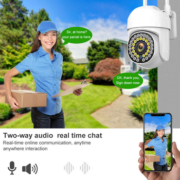 Wi‑Fi novērošanas kamera 1080p 2MP ar 360° skatījumu, inteliģenta uzraudzība, lietotnes atbalsts, 1 kanāls, 1 gada garantija