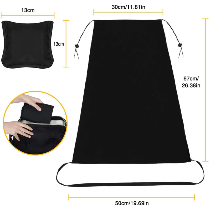 Babakocsi napvédő – univerzális illeszkedés; poliészter; modern minimalist stílus; testreszabható gyártás