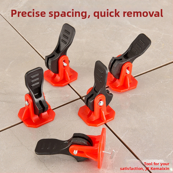 Нивелатор за плочки T-тип въртящ се, с заменяеми игли и позициониращ регулатор за стени и подови плочки