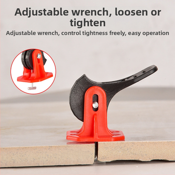 Нивелатор за плочки T-тип въртящ се, с заменяеми игли и позициониращ регулатор за стени и подови плочки