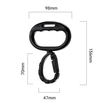 Juxin vežimėlio kablis – universalus priedas su Velcro uždarymu, daugiafunkcinis saugos užraktas