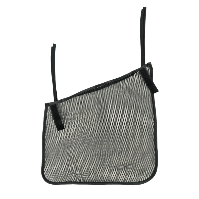 Többfunkciós babakocsi tároló táska akasztóval és oldalsó zsebbel - poliészter