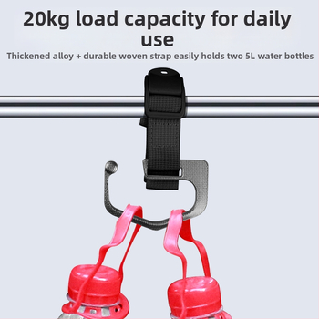 Univerzális első horog elektromos kerékpárokhoz és babakocsikhoz – M ge márkájú Modell 615, sisak és kiegészítők tárolása