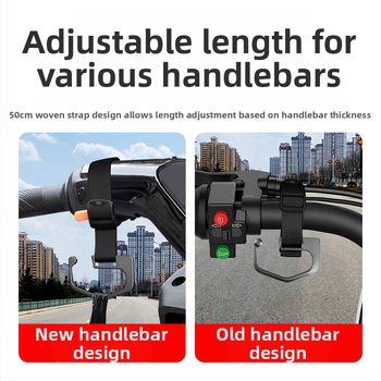 Univerzális első horog elektromos kerékpárokhoz és babakocsikhoz – M ge márkájú Modell 615, sisak és kiegészítők tárolása