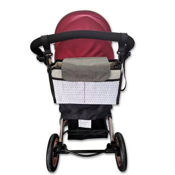 Univerzális többfunkciós babakocsi akasztó Velcro-val, 360°-os forgással, anyuka és baba táskáihoz