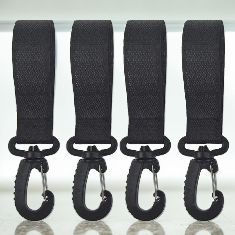 Univerzális többfunkciós babakocsi akasztó Velcro-val, 360°-os forgással, anyuka és baba táskáihoz