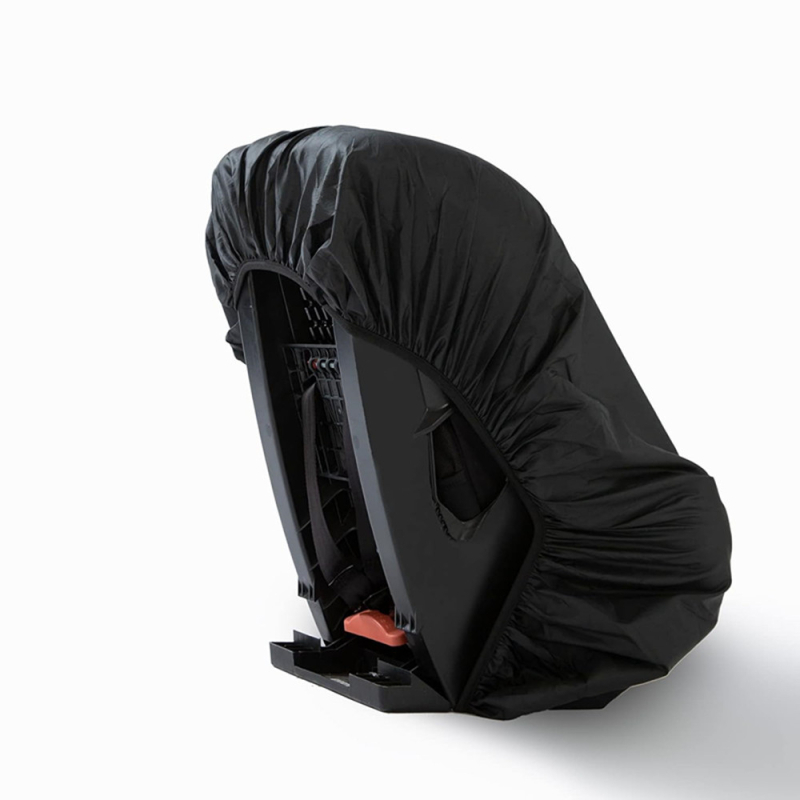 Ārējais aizsargs pret putekļiem un lietu automašīnas sēdeklim un bērnu ratiem; materiāls: 210D Oxford audums ar sudraba pārklājumu aizmugurējā pusē