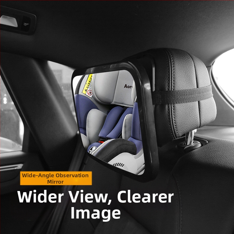 Автомобилно вътрешно задно огледало за бебета, 360° въртене, марка Xiao Island, лицензиран частен етикет