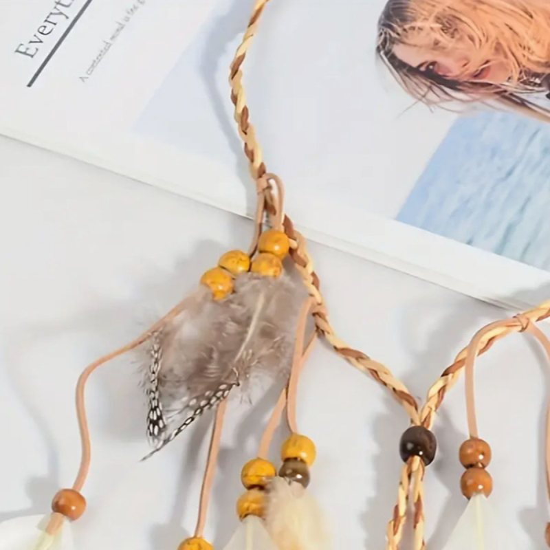 Bohemiskas spalvu matu lente – sievietes galvas aksesuāri, 2024. gada pavasaris