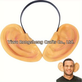 Κορδέλα κεφαλιού για Χάλοουϊν με βινύλιες διακοσμήσεις και ψεύτικα αυτιά, χειροποίητη κατασκευή, υλικό ανάμικτο, προέλευση: Jinhua, άνοιξη 2024