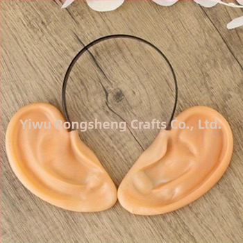 Κορδέλα κεφαλιού για Χάλοουϊν με βινύλιες διακοσμήσεις και ψεύτικα αυτιά, χειροποίητη κατασκευή, υλικό ανάμικτο, προέλευση: Jinhua, άνοιξη 2024