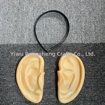 Κορδέλα κεφαλιού για Χάλοουϊν με βινύλιες διακοσμήσεις και ψεύτικα αυτιά, χειροποίητη κατασκευή, υλικό ανάμικτο, προέλευση: Jinhua, άνοιξη 2024