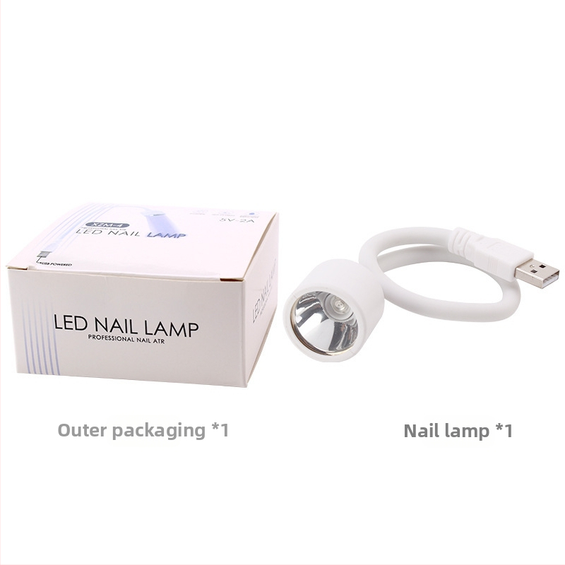 Lampa na manikúru pre fototerapiu XZM-4, 6W, ohybná, USB napájanie, otvorený dizajn