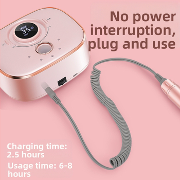 Φορητή μηχανή λείανσης νυχιών για μανικιούρ, διαμόρφωση και αφαίρεση νυχιών, 452 g